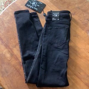 True religion black jeans
